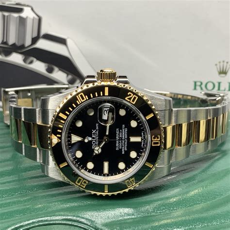 used rolex submariner yellow gold|rolex submariner date yellow gold.